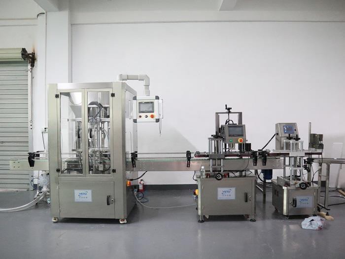 Automatikus Liner sampon kitöltő sor Dél-Korea felé